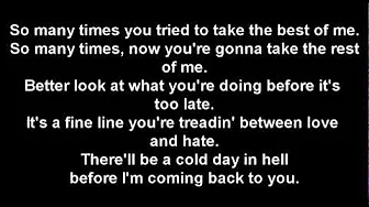 Cold Day In Hell - Gary Moore (lyrics) Cold Day In Hell - Gary Moore (lyrics)