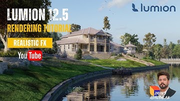 Lumion 12.5 Exterior Rendering Tutorial | Render like pro | Lumion FX Creator