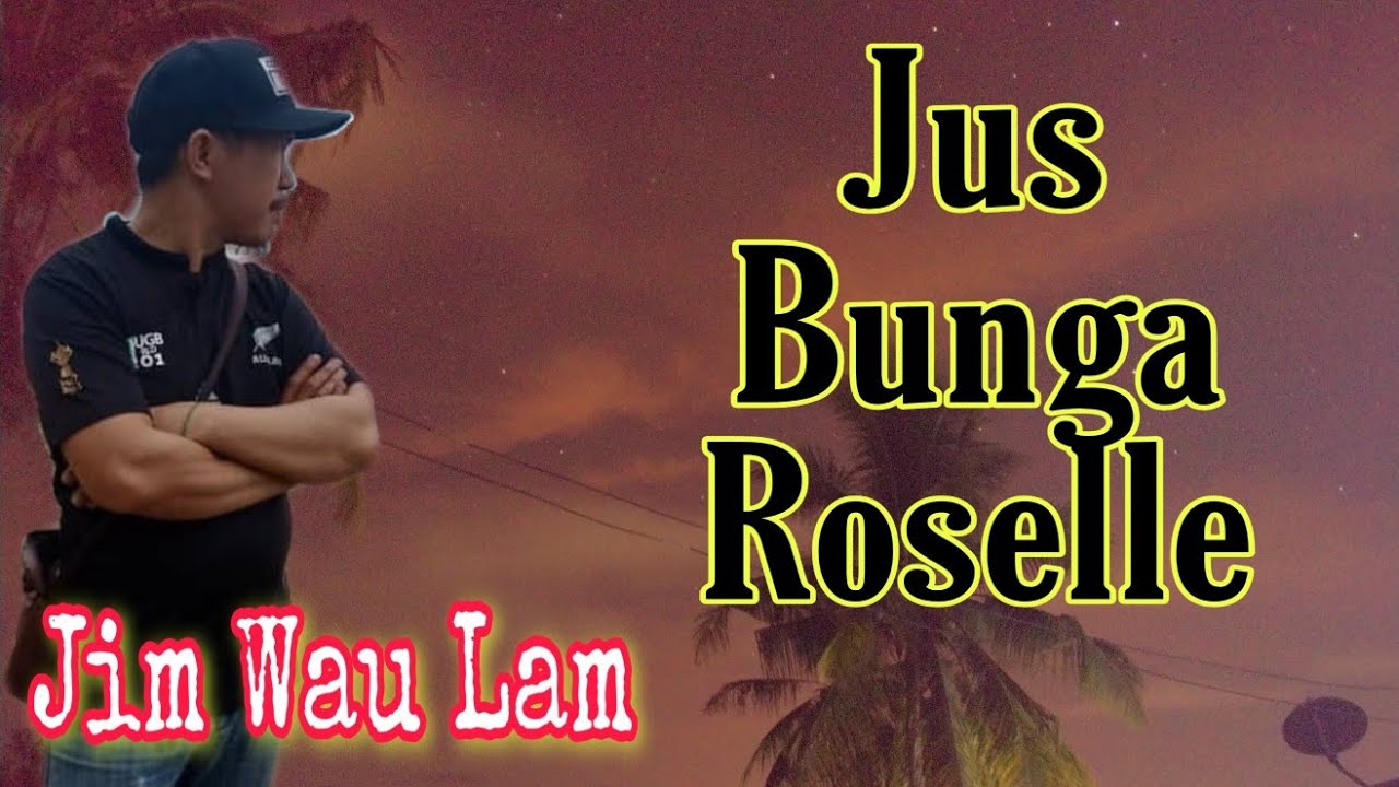 Cara membuat Jus Roselle | Sirap Bunga Rosella 