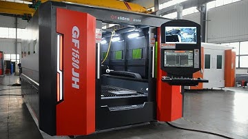 12kW Fiber Laser Cutting Machine with Automatic Nozzle Cleaning