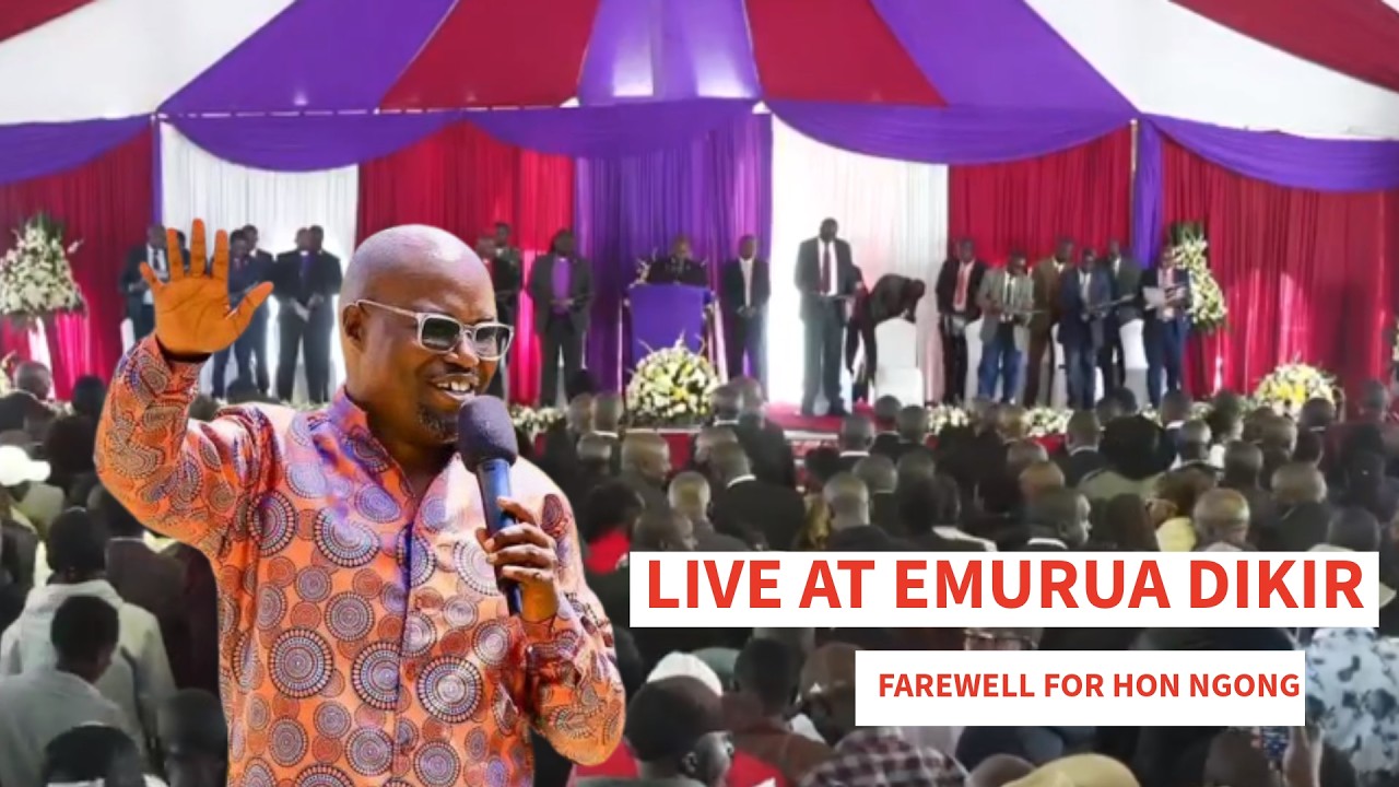 LIVE AT EMURUA DIKIR FAREWELL FOR HON JOHANA NGENO || AASAI TV KENYA