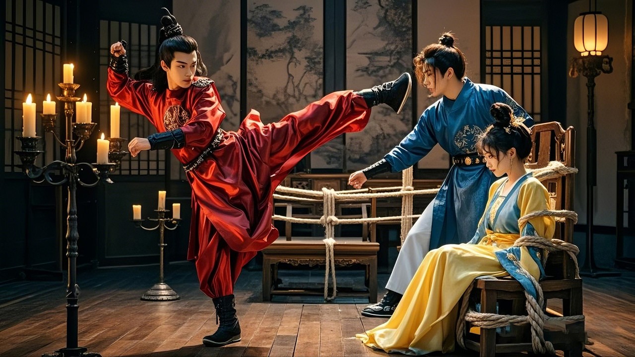 FULL| He rushed in but saw villain violating his wife, next his crazy Kungfu made him beg for mercy!