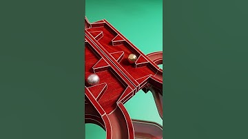 Most Satisfying Marble Run #relaxing #blender