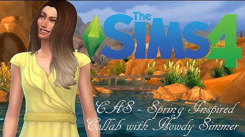 The Sims 4 | Create A Sim | CAS - Spring Inspired (Collab with Howdy Simmer)