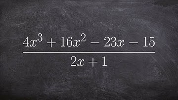 Applying synthetic division with fractions