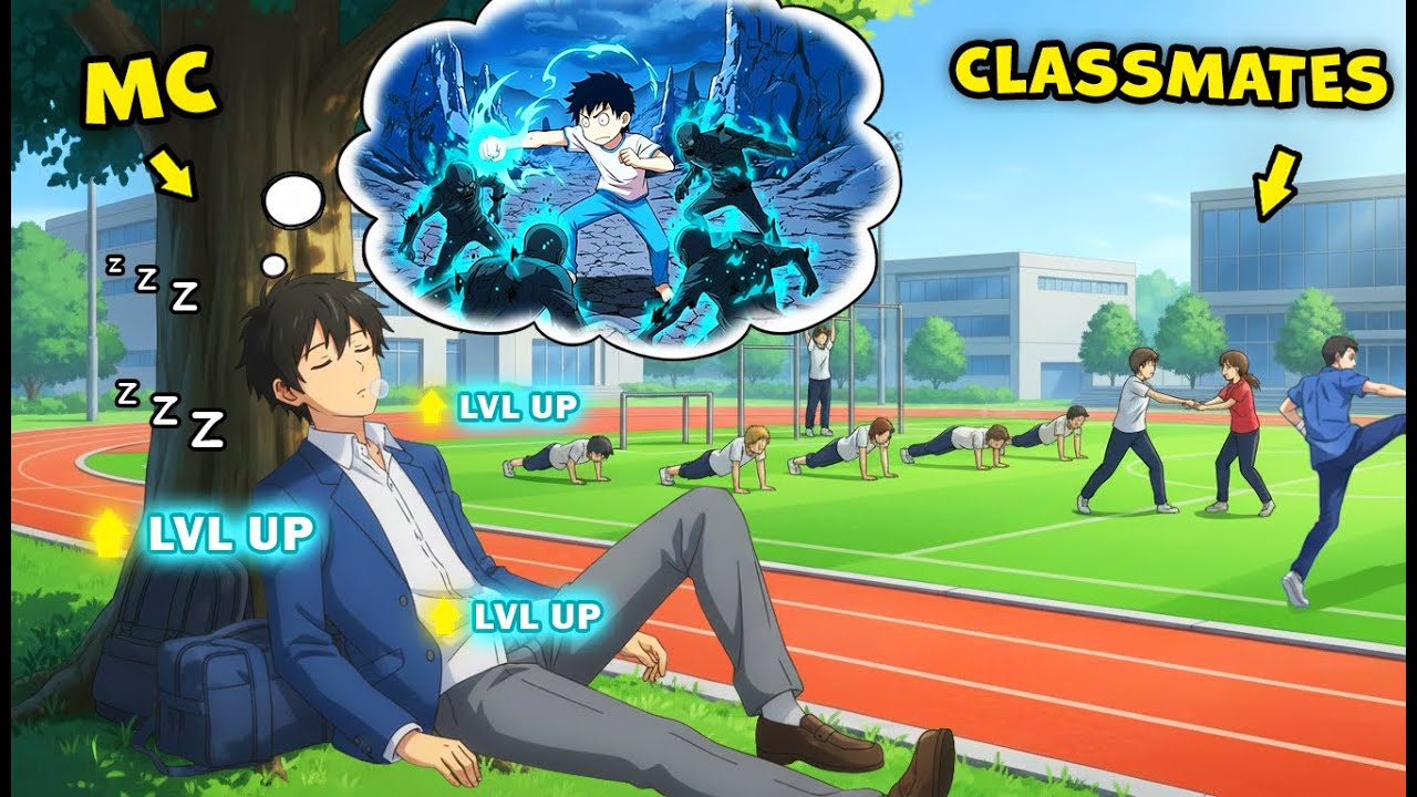 He Levels Up 100x Faster Than Others While Fighting in His Sleep! - Manhwa Recap