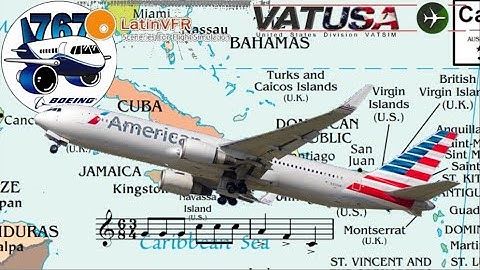Level-D 767. San Juan to Miami on Vatsim