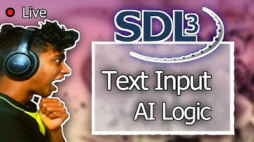 Text AI Logic in SDL3 C++ |100 days of C++ (Days 80/100) | 250 Days of Programming (Day 86/250)