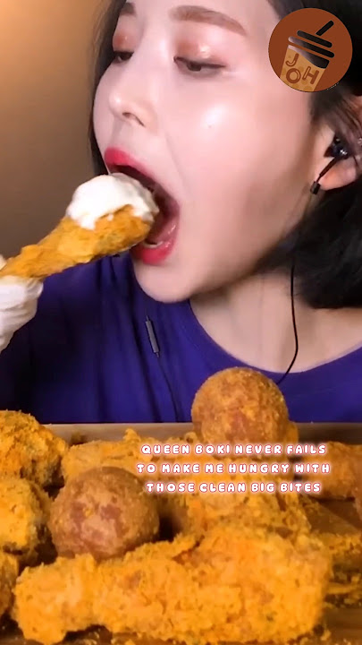 MUKBANG SATISFYING  BIG BITES 'Korean Chicken' 🍗🤤🇰🇷