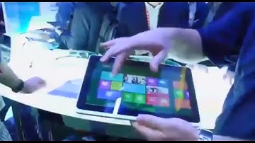 Intel Atom Platform, Tablet | TechCrunch At CES 2013