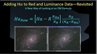 Adding Ha to Red or Luminance Data