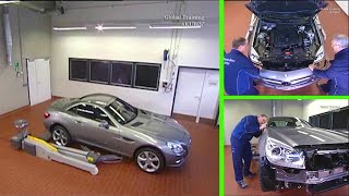 Mercedes-Benz SLK - How to remove / install /adjust the front bumper | R172