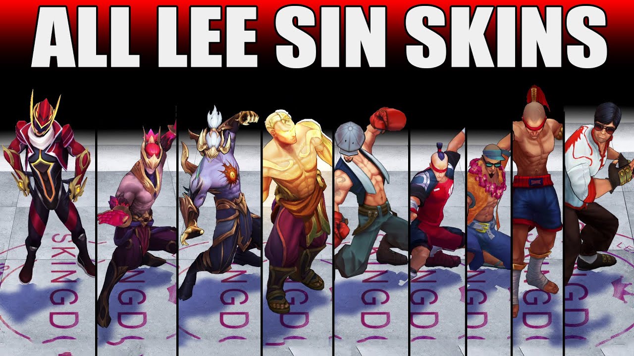 Lol Skin リー シン 新スキン一覧 リーグオブレジェンド Lol リー シン Lee スキン 動画 J