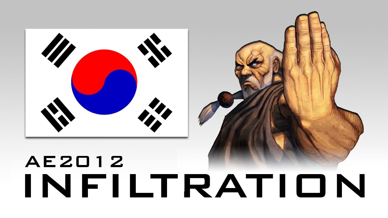 SSF4 AE Ver.2012 Eddie gordo(Dhalsim) VS Infiltration(Gouken)
