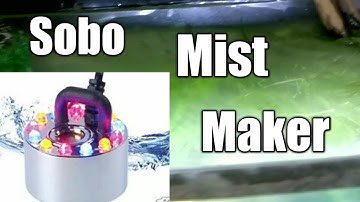 How to use Sobo Mist Maker | Fogger  (unboxing)