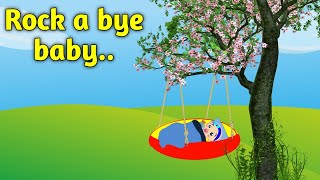 Rock a bye baby poem for kids. baby poem. rock a bye baby song.