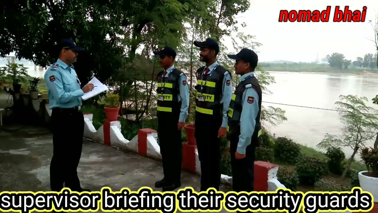 sis security guards देखिए कितना ईमानदारी से ड्यूटी करते हैं