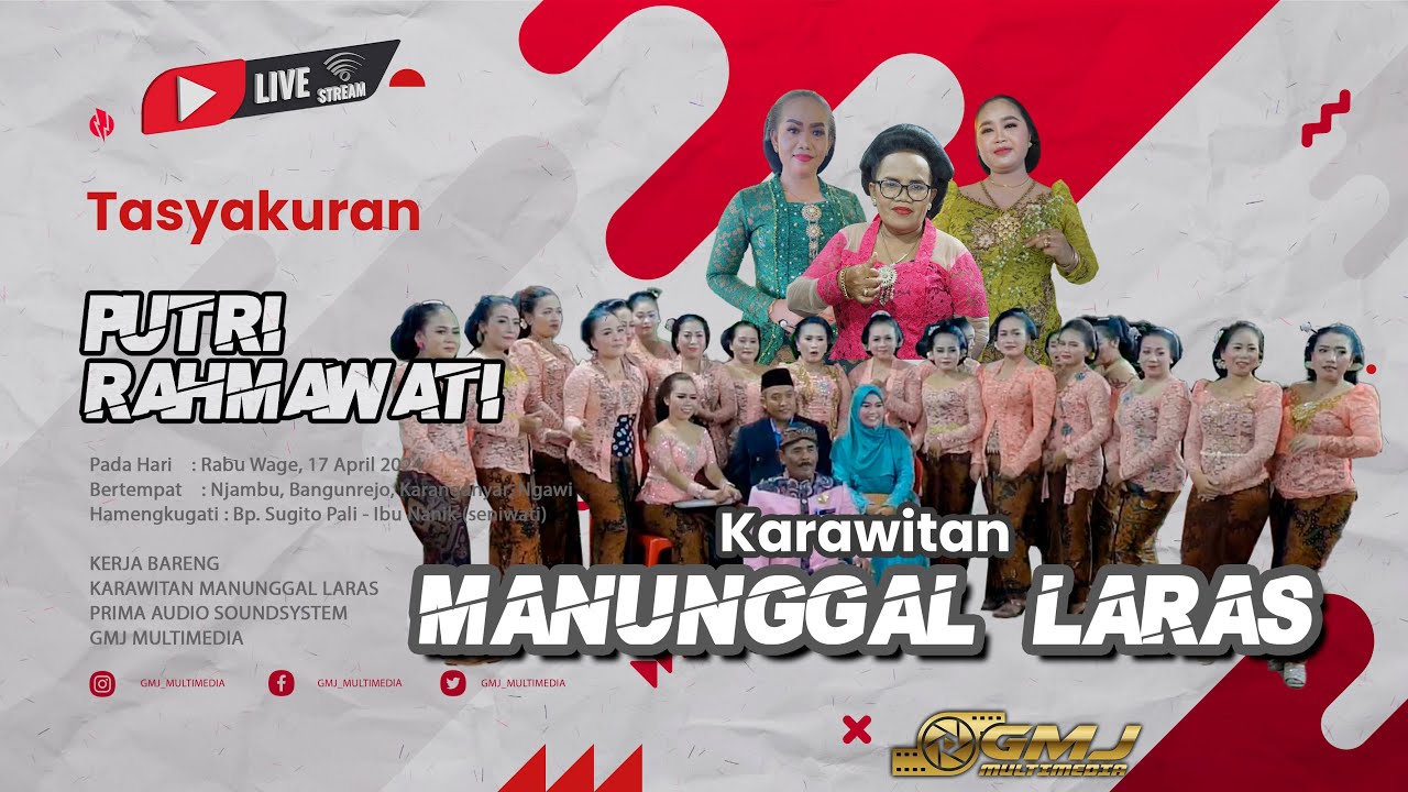 LIVE SIANG KARAWITAN MANUNGGAL LARAS || PRIMA AUDIO || GMJ MULTIMEDIA