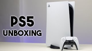 PS5 Unboxing + Setup!! FACE REVEAL + UPDATE!!