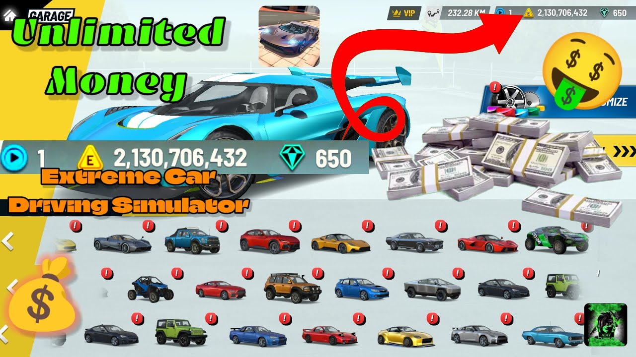 Unlimited Money in Extreme Car Driving Simulator How to get