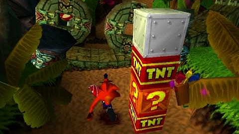 Crash Bandicoot (PS1) - E3 Beta - Highest possible % run - Part 3/4 (480p)