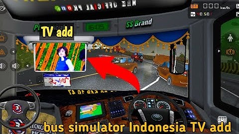how to add TV//LCD bus simulator Indonesia//  bus simulator Indonesia TV LCD add bus // TV add video