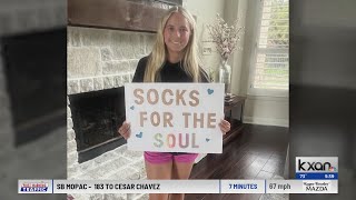 Local teen starts sock campaign for people in need