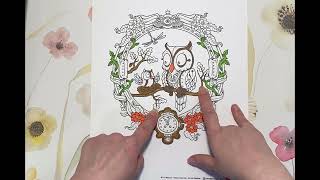 How I Color Without a Plan | Adult Coloring