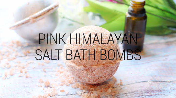 DIY Himalayan Salt Bath Bombs