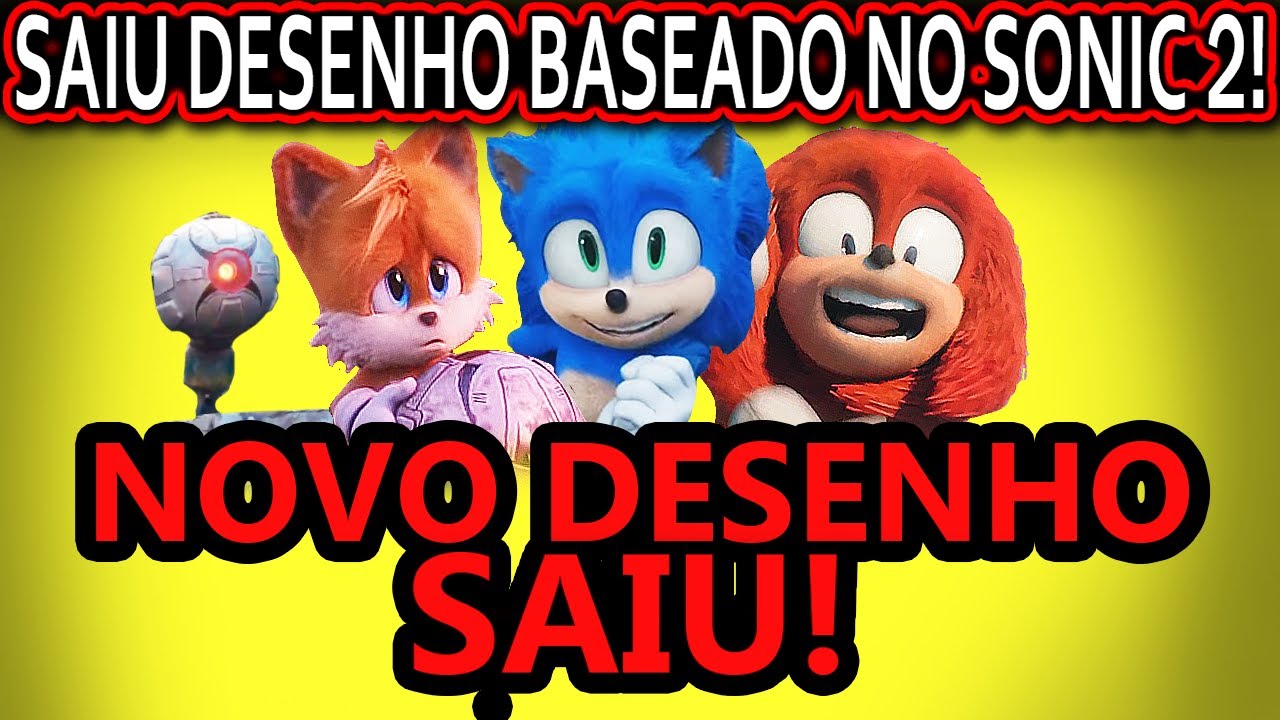 Eu desenhei o Sonic Feio do fILME 