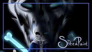 Sans and Gaster Blaster - SpeedPaint