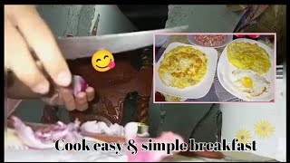 SIMPLE BREAKFAST MADE IN EASY WAY | SCRAMBLE EGG WITH ONION Ala Kc Jane | Jing Jane