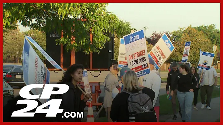 10,000 support staff at publicly funded colleges are on strike