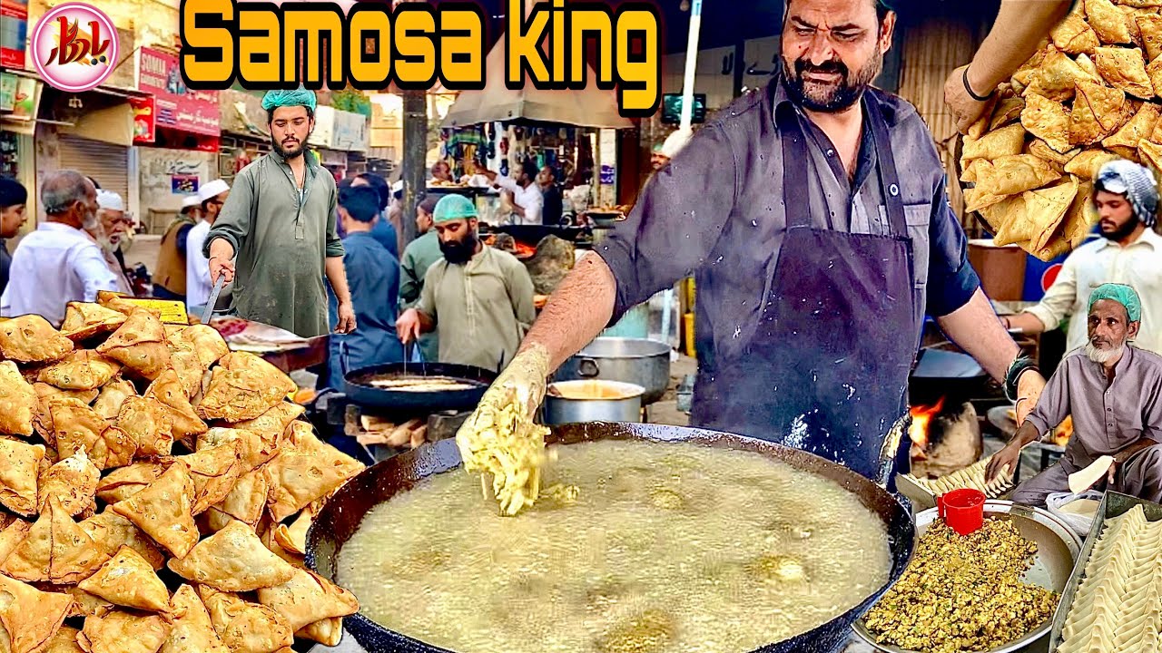 Amazing Samosa king Tadie Samosa Wala Street Samosa Making Street