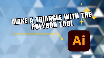 ⚡️ How to Make a Triangle with Polygon Tool in Adobe Illustrator | 2024