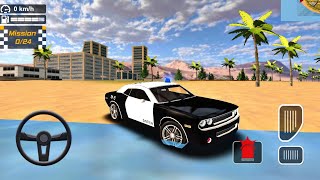 US Police Dodge Challenger Xtreme Stunt Driver : 2026 Police Car Driving : Android Gameplay screenshot 1