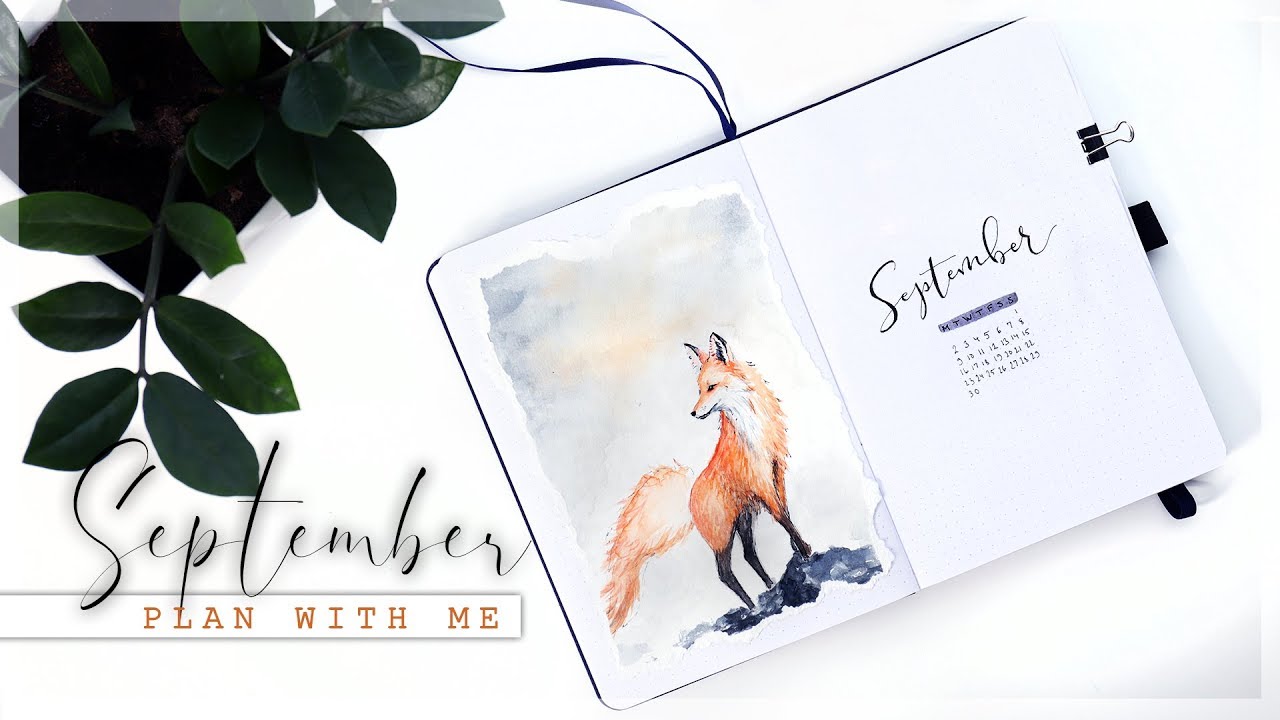 SEPTEMBER 2019 Plan With Me // Bullet Journal Monthly Setup bullet journal setup february