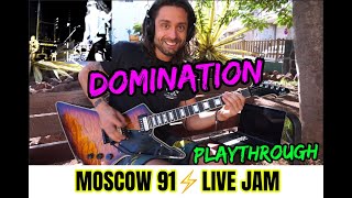 PANTERA - DOMINATION / Moscow Show Jam 🔥 live playthrough by ATTILA VOROS