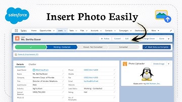 Een afbeelding uploaden in Salesforce (visuele inhoud)