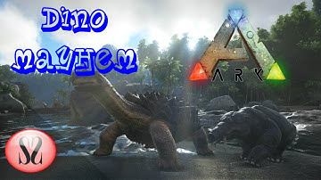 ARK Survival Evolved - Dino Fight Gone Horribly Wrong