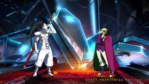 Blazblue Chronophantasma Extend-Haku-men Arcade Mode End #notMinecraft