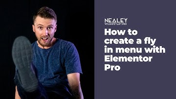How to create a fly-in menu with Elementor Pro