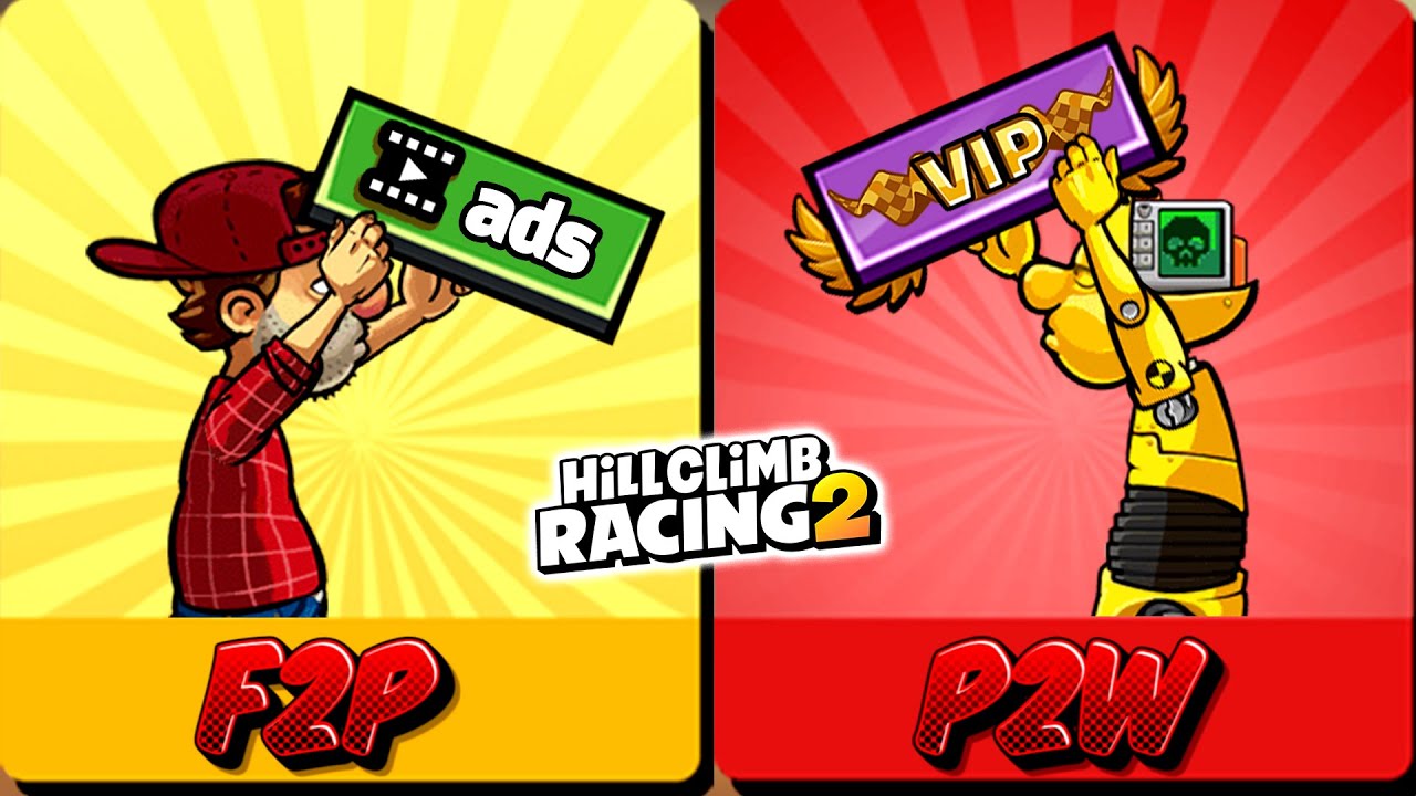 VIP or NOT TO VIP - Hill Climb Racing 2 F2P vs P2W