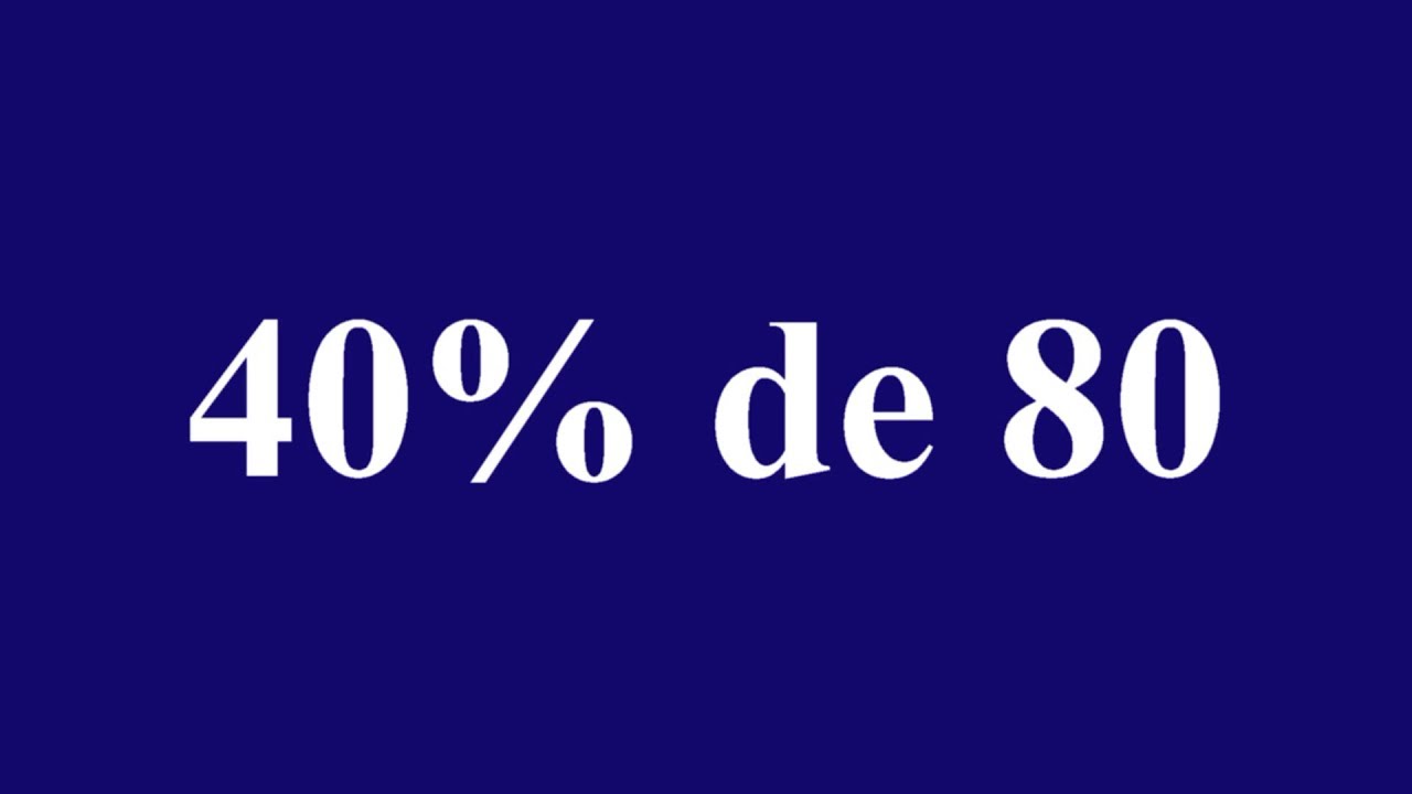 C mo Calcular El Tanto Por Ciento Porcentajes 9 YouTube