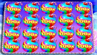 🍭Sweet Bonanza🍭100X Hayat Kurtardı! | Zorladık Söke Söke Aldık! | Rekor! | Big Win!