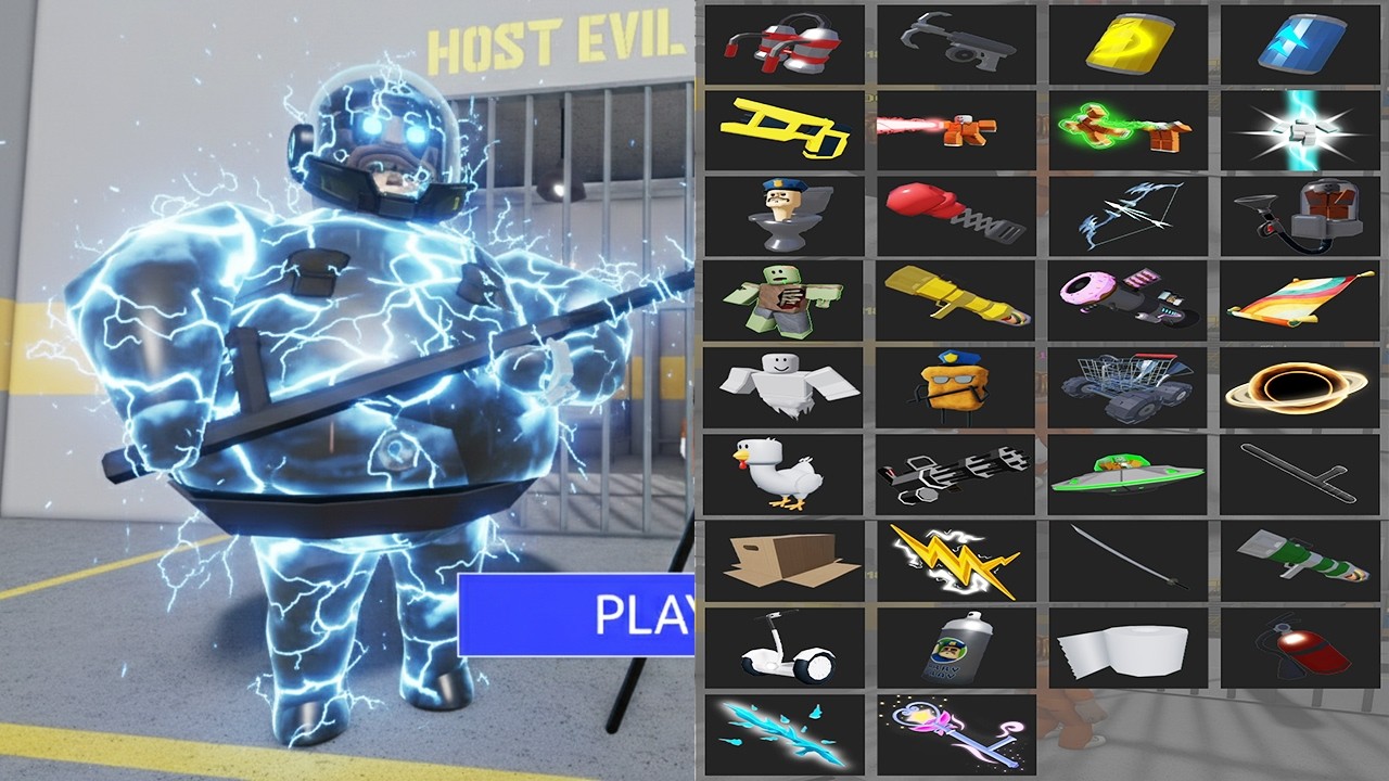 All Items Unlocked BARRY'S PRISON RUN OBBY HARD MODE - Roblox New Update All Morphs Full Gameplay