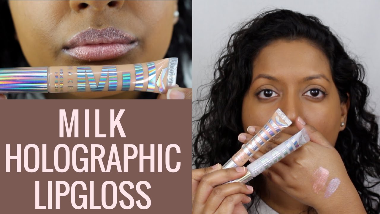 Milk Makeup Holographic Lip Gloss Review - YouTube