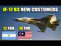 JF-17 Block 3 New Users Argentina & Malaysia almost ready to Purchase PAF's Latest Thunder Block 3