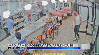 Officers looking for Waffle House robbery suspect: Mobile Police