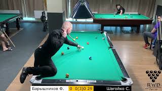 Барышников Ф. - Шагойко С. Roll'n'Draw Pool Club. «Ротация». 5.05.2024